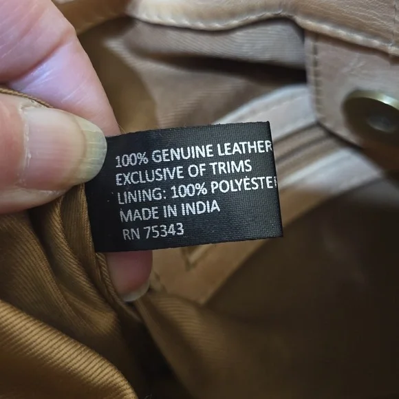 Genuine Leather Woven Bucket Bag Boho Tassel Drawstring Convertible Crossbody - Picture 11 of 12